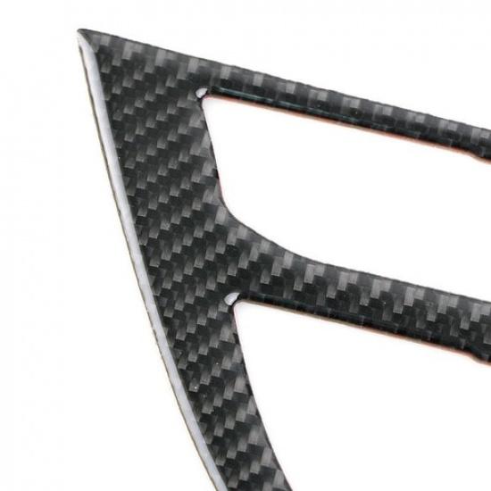 Carbon Center Central CD Button Panel Cover Trim For BMW 5 Series G30 2018-