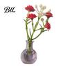 Space-saving Plant Container 1/8/10Pcs Vertical Greenery Vase Magnetic Mini Clear Glass Propagation Planter with Faux Flowers Dorm Room Decor Office