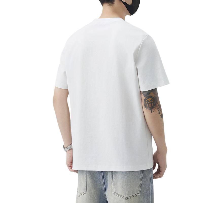 New Spring and Summer Letter Printing Loose Casual Men's Clothes Short-sleeved T-shirt Men's