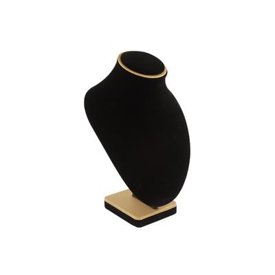 Elegante Espositore per Gioielli in Velluto e PU con Design a Busto per Collane Braccialetti Ciondoli Supporto Sicuro Stabile