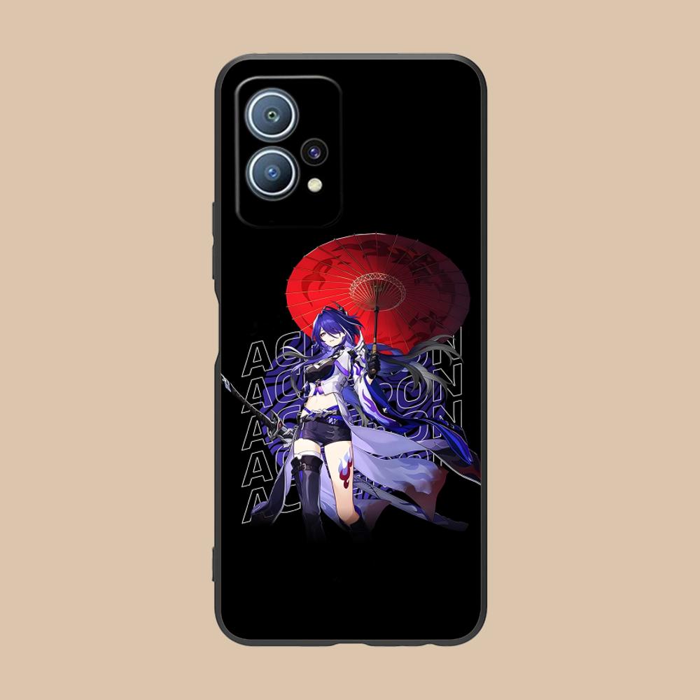 HSR Acheron Matte TPU Mobile Phone Case for Huawei P60 P50 P40 P30 P20 P10 P9 P8 Pro Lite Plus Colorful Printing Cover