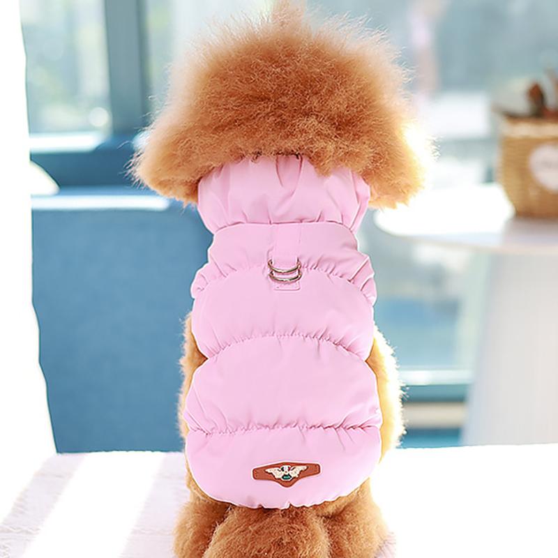 Orange Cat Down Jacket with Traction Buckle Winter Warm Pet Clothes for Cats Gotas Kitten Sphynx Coats Clothing vetement chat