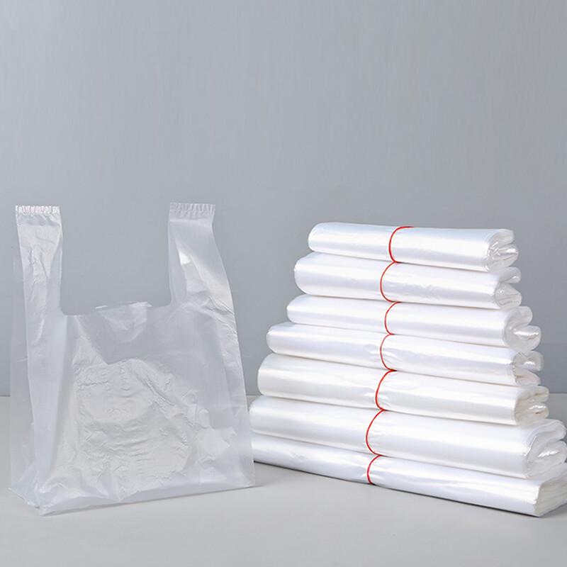 Xinjigaoge Disposable Transparent Plastic Takeout Vest Bags