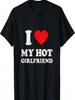 Unisex Ik Hou Van Mijn Hete Vriendin Outfit Y2K Ik Hou Van Mijn Hete GF T-shirt