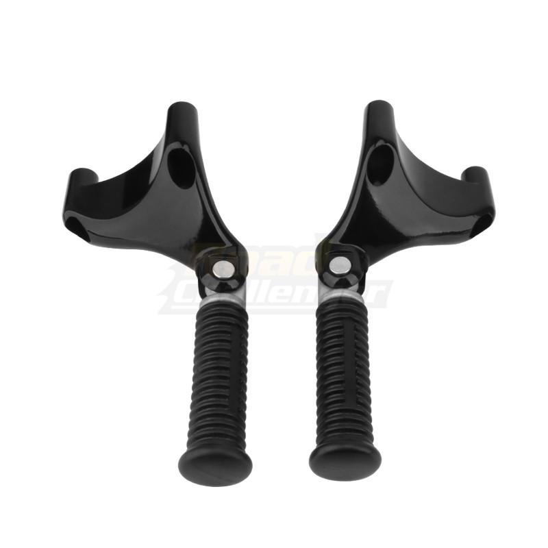 Motorcycle Footrest Black Rest Pedal Passenger Foot Pegs For Harley Sportster Iron 883 1200 XL 48 72 Super Low 2004-2013
