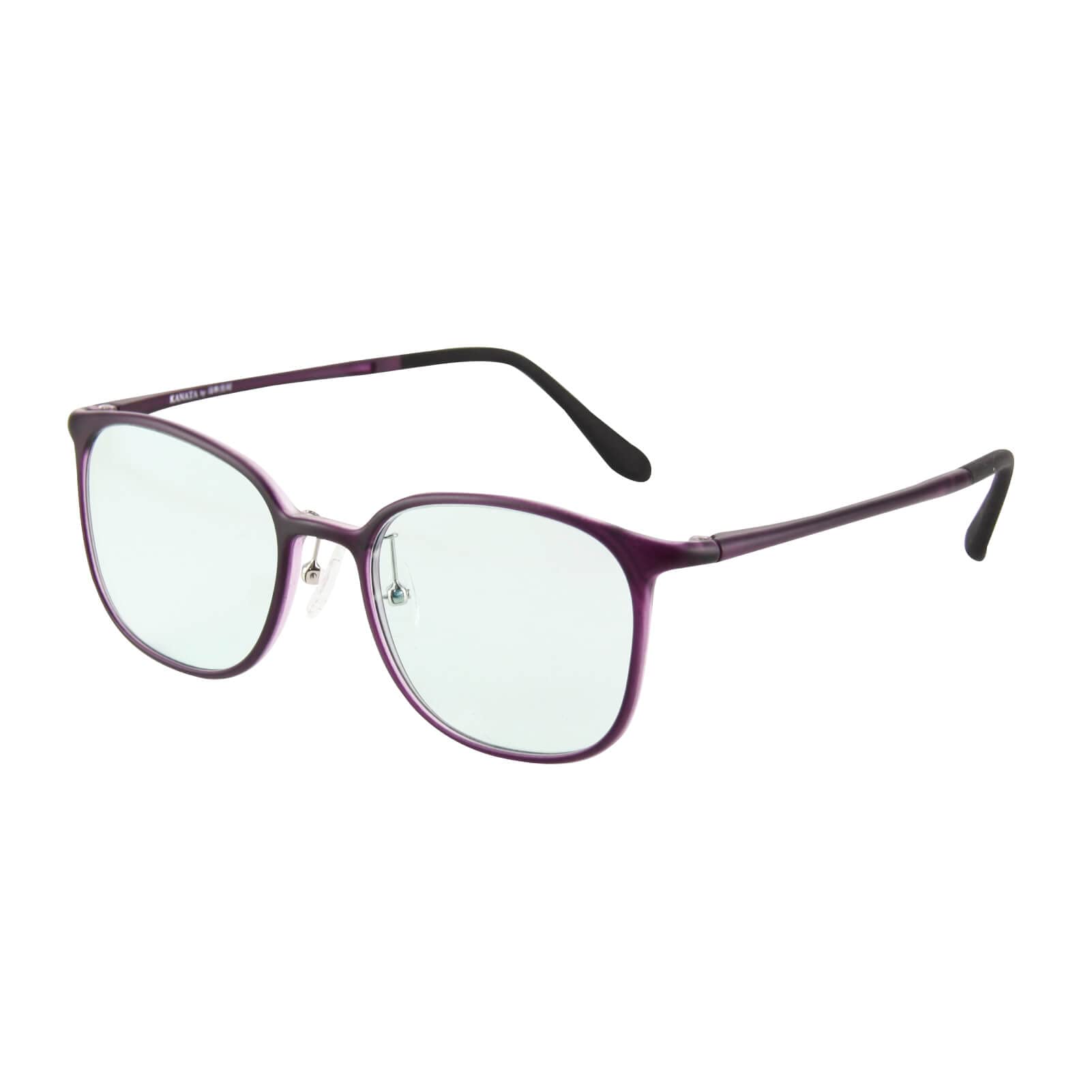 

Sunshine Glasses Design Square Type Lenses UV Blue Light Far Infrared Rays Protection Computer Snowburn UV Driving Sunglasses [Wakasa Life] (Простий фіолетовий