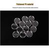 45mm Clear Plastic Round Coin Box for Commemorative Coins and Silver Dollars