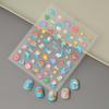 Dolphin Ocean Nail Stickers Sea Jellyfish Ocean Nail Decorations  Summer Beach