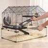 Wire Hamster Cage Habitat 29.5in Rodent Gerbil Small Animal House
