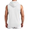 Men Sleeveless Hoodie Gym Vest with Pocket Quick Dry Athletic Muscle Tank Top for Sports Workout Running Training Fitness