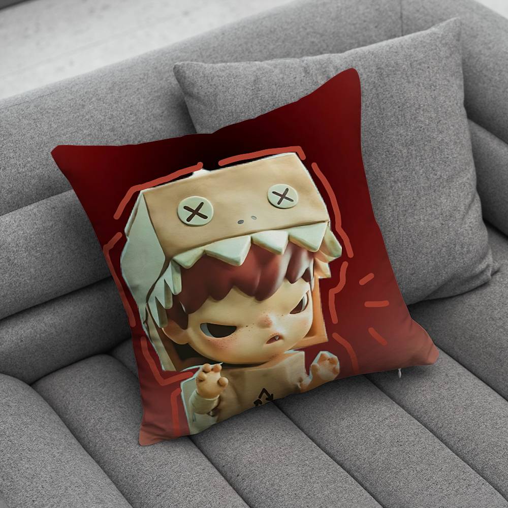 Cartoon Doll HHironoS Pillow Case Pillow Case Living Room Sofa Cushion Cover Suitable For Home Bedroom Room Decoration