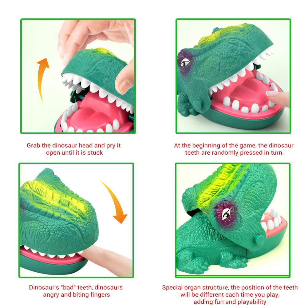 Dinosaur Bite Finger Game Toy Dinosaur Dentist Funny Party Board Game Dinosaur Teeth Game Toy for Kids
