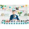 25 Pcs Gone Fishing Cake Topper Cupcake Toppers - Fishing Cake and Party Decorations - Birthday Party Supplies for Baby Shower