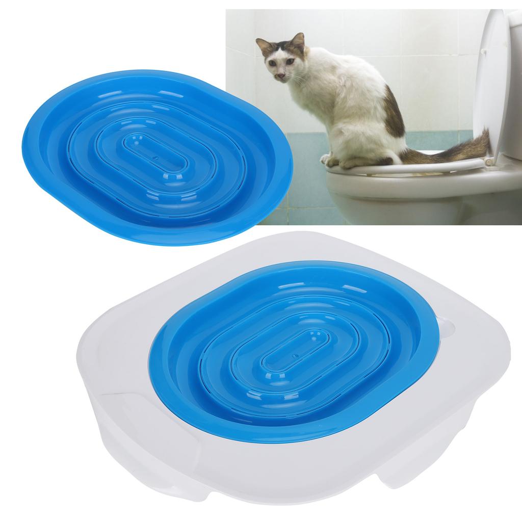 Evcil Kedi Tuvalet Eğitmeni Seti Plastik Güvenli Toksik Olmayan Adım Adım Tuvalet Eğitimi Sistemi