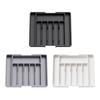 Cutlery Organizer Box Kitchen Drawer Organizer Separation Finishing Storage Box Spoon Knife Fork Expandable PP Tray
