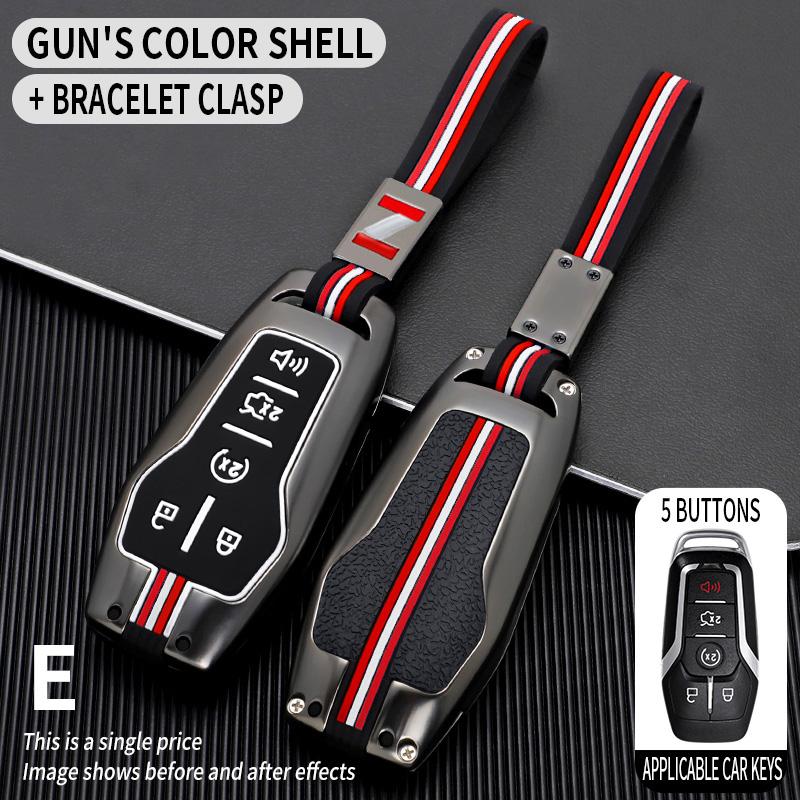 2026 Car Key Cover Case For Ford Fusion Mondeo Mustang F-150 Explorer Edge 2015 2016 2017 2018 Car Key Protection Accessories
