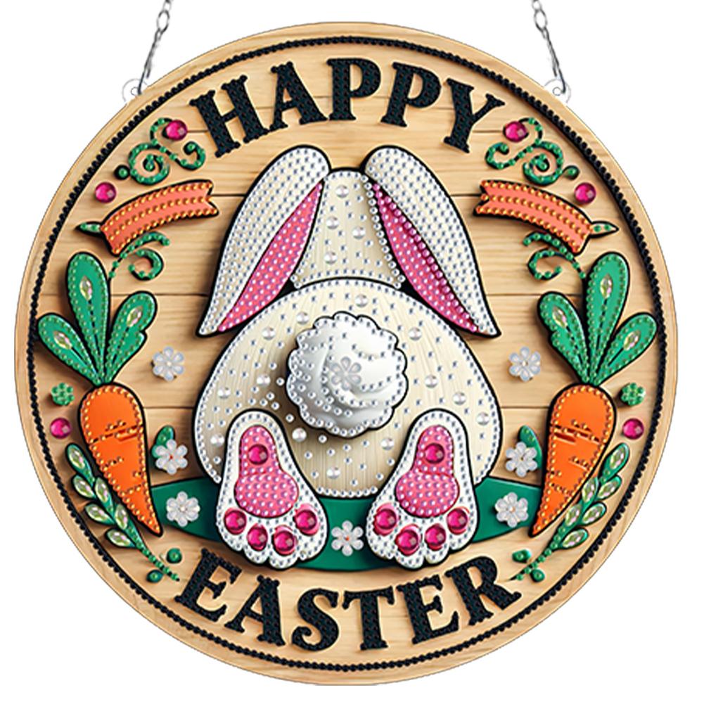 2D/Flaches DIY Diamantmalerei Set Hängende Diamantkunst Kits Strassstein Diamantkunst Fensteranhänger DIY Heimdekoration Hängender Anhänger