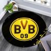 Borussia Dortmund,Round Area Rug,Carpet Rug for Living Room Bedroom Sofa Playroom Decor,Non-slip Floor Mat