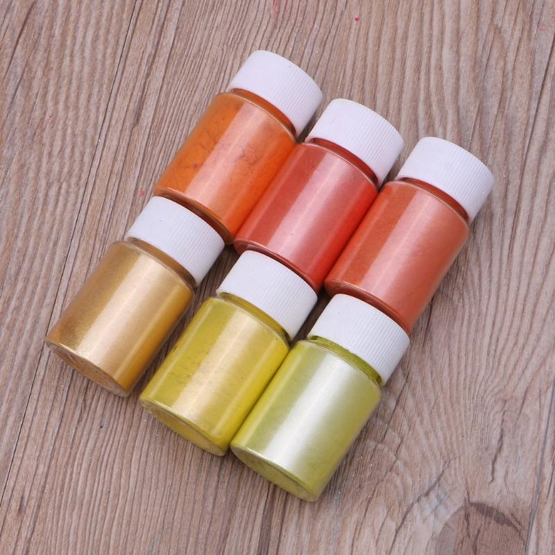 Glimmerpulver Pigment für Nagelglitzer Kosmetikharz mit Perlmutt-Glanz für DIY Seifenherstellung DIY Bastelarbeiten