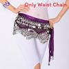 Belly Dance Hip Belt With Triangle Coins For Practice And Performance