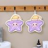 Cartoon marine animal hanging hand towel absorbent quick-drying thickened children's coral fleece soft cute octopus towel