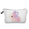 Women Rabbit Print Cosmetic Bag Toiletries Organize Travel Storage Case 6412