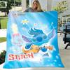 Superheldere 3D Steek Beddeken Kantoor Thuis Wandelen Picknick Dikke Quilt Modieuze Sprei Flanellen Deken