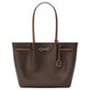Michael Kors Carlson Signature Logo Print Design Tote Bag Unisex Tote Bags Brown 35R6G2ZT3B200-BROWN