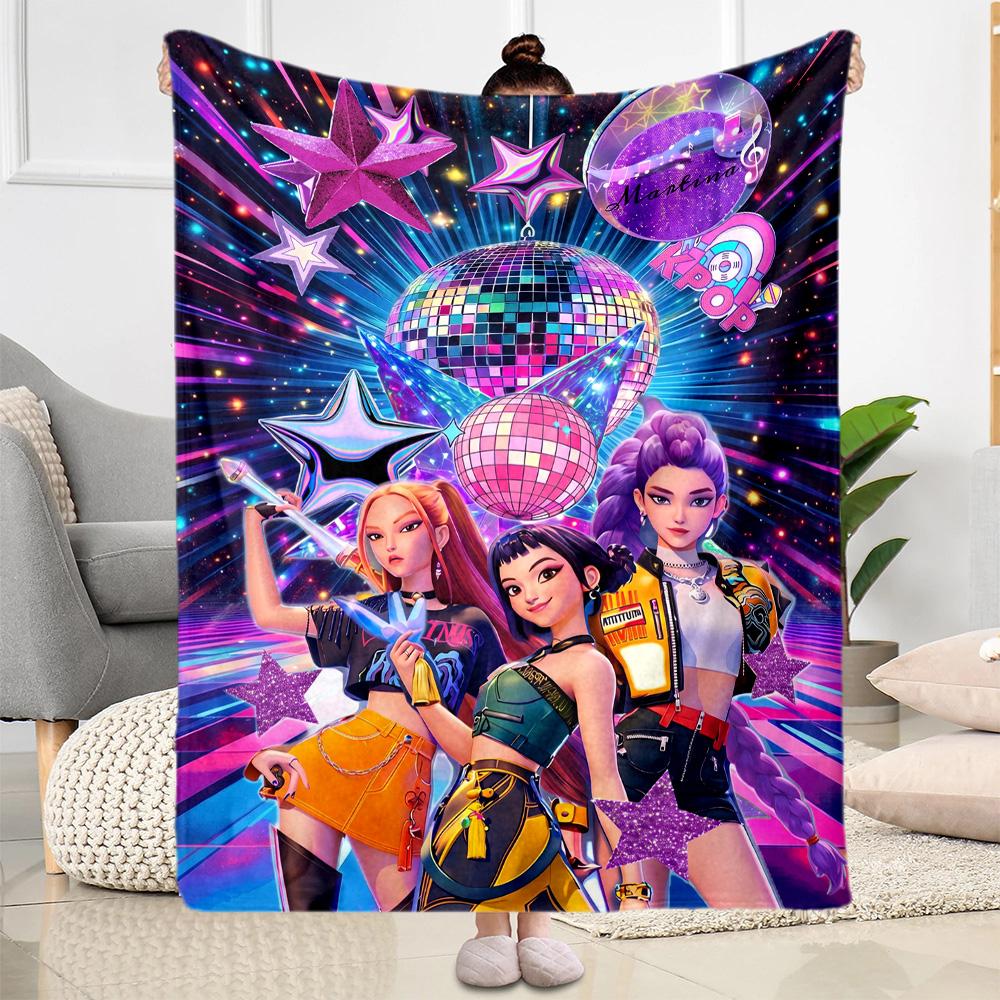 Stars Friends Night Blanket Ultra-Soft Perfect for Chair Couch Bed for All Seasons Warmthful Decor Best Holiday Gift for Friends Family