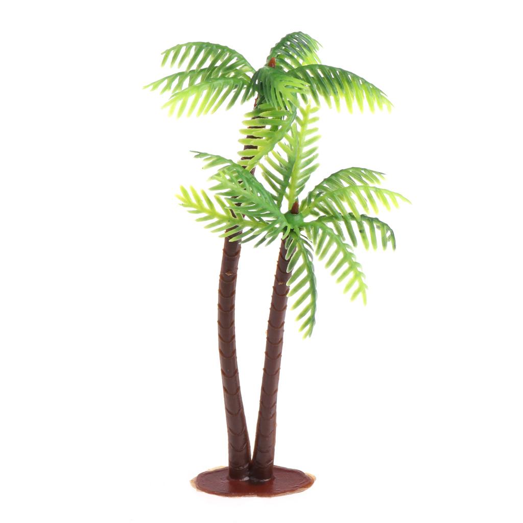 Mini Scenery Landscape Model Simulation Coconut Palms Tree Home Decor Ornaments
