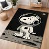 Snoopy Sweet Love Ride Rectangular Rug Nonslip Easyclean Carpet For Kids Bedroom Play Area Home Decor Great Holiday Gift