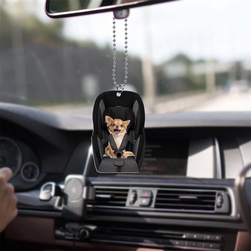 Animal Car Whimsical Hanging Pendant Delightful Acrylic Decor For Auto And Home