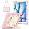 Tablet Protective Case Suitable for iPad Air 11inch M3 ()/M2 () with Pen Slot and Satchel Stand 12 Colors Available