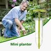 Handhold Design Mini Seed Dispenser Seed Sower Widger Set  Seedling Transplanting