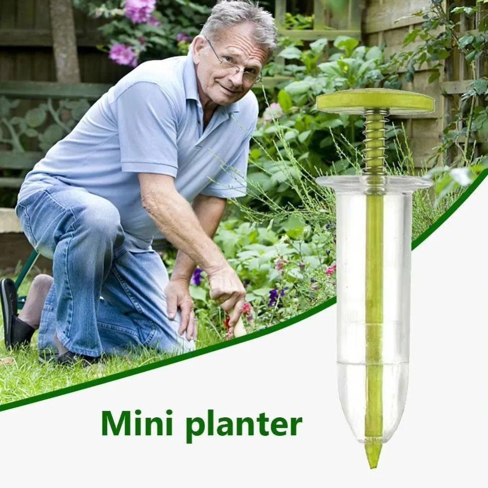 Handhold Design Mini Seed Dispenser Seed Sower Widger Set  Seedling Transplanting