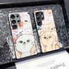 S-Stray Cartoon Kids Phone Case For Samsung S 25 24 23 22 21 Ultra 10 Plus A16 Pro Fe 20 Note 34 S30 Shockproof