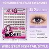DIY Glue Free False Eyelashes Segmented Individual Cluster Eyelashes  Cosplay Party