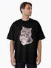 Wild Life Snow leopard portrait Oversized Unisex T-Shirt