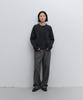ANOTHER OFFICE WOMEN W. Yark Wool Tie-Up Easy Pants (Heather Charcoal)