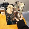 Cute Cat Case for Motorola Moto G51 G73 G32 G50 G52 G60s G53 G30 Edge 20 Pro 30 Lite G71 G22 Edge40 Phone Cover