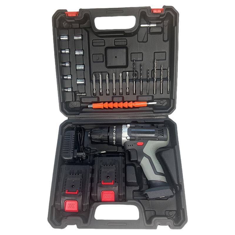 Industrial Ultra-Power Lithium Dual-Speed Electric Drill & Impact Screwdriver