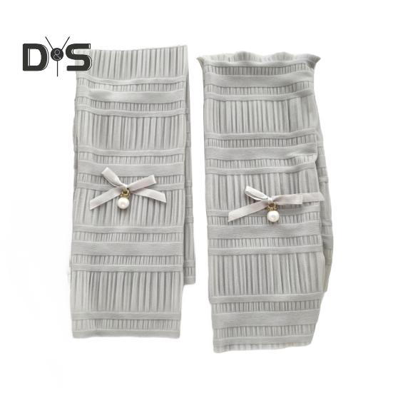 

Женский ультратонкий кружевной рукав с защитой от ультрафиолета, сетчатый охлаждающий чехол без пальцев, солнцезащитный аксессуар из тюля для езды на велосипеде на открытом воздухе серый