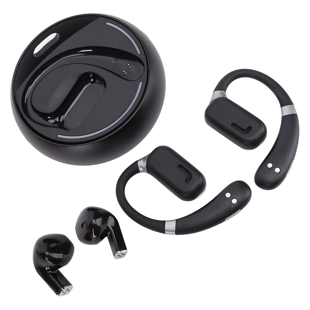 2 Pair Bluetooth Earphones AI Noise Reduction 0.06s Low Latency Long Battery Life Earhook Earphones