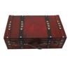 Vintage Decorative Storage Suitcase Synthetic Wood Retro Luggage Decor for Prop Arrangement