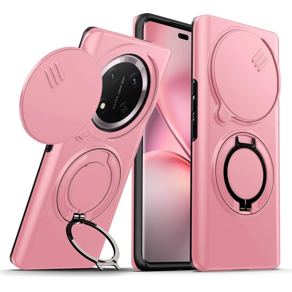 Adjustable Magnetic Stand Holder Case for Honor Magic 8 Lite 7 6 Lite Honor X9D X9C X9B X9A Dual Layer Full Protective Cover
