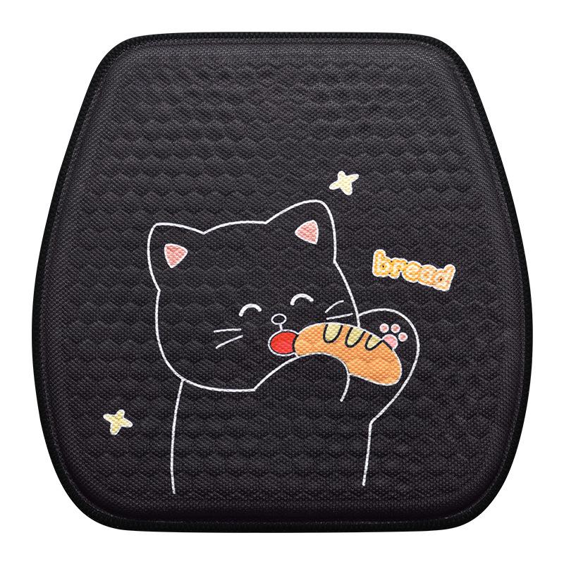 Universal Cooling Gel Car Seat Cushion - Breathable Ice Silk, All-Season, with Backrest