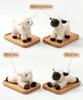 Adorable White Sheep Plush Toy - Standing & Lying Poses - Perfect for Children's Gifts & Desktop Decor