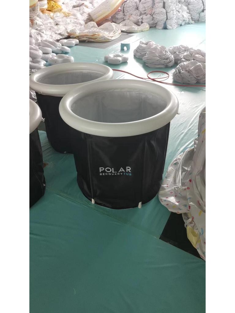 Portable Foldable Ice Bath Tub for Adults - Inflatable, Compact, Athletes Chill