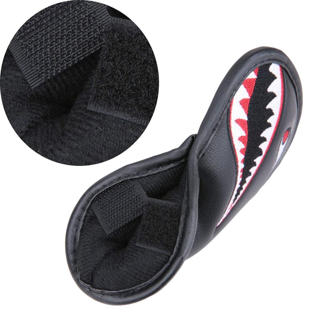 Golf Head Cover Wood Cover Driver 440cc 460cc Cover Utility UT Cover Putter Cover For Mallet Pin Type Iron Cover Waterproof Shark Pattern Conversion