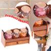 1/12 Candy Jars Dollhouse Food with Slices Pretend Play Display Holder Mini Storage Shelf